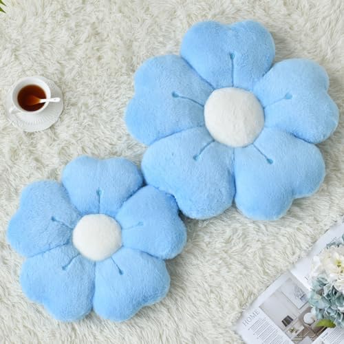 Flower Pillow, Cute Daisy Decorative Throw Pillows, 19.6 Inches - Image 2