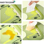 Zhanmai 3 Pack Silicone Bibs for Baby Spoon Fork, Vivid Style, Vivid Style - Image 4