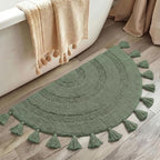 KOEXM Half Circle Boho Bathroom Rugs by KOEXMbringssurprisingproducts