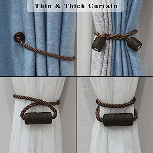 Magnetic Curtain Tiebacks Holdbacks Decorative Tie Backs - Image 5