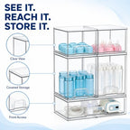 Baby Bottle Organizer, 3-Tier Acrylic Storage Organizer - Image 4