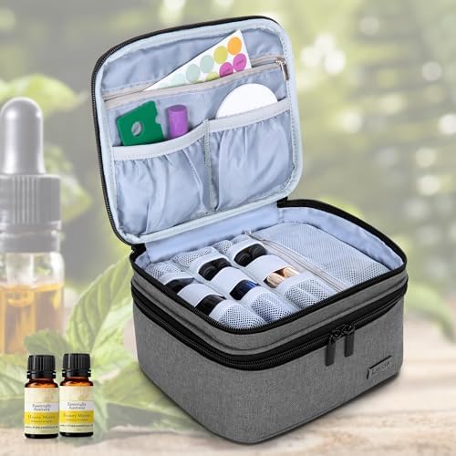 LUXJA Double-Layer Essential Oil Carrying Case Holds 30 Bottles - Image 2