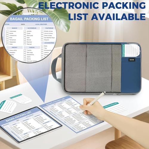 BAGAIL 4 Set/6 Set/8 Set Compression Packing Cubes Travel Accessories - Image 4
