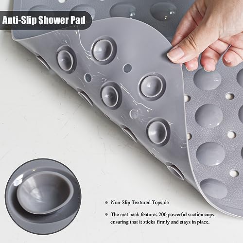 Non Slip Bathtub Shower Mat, Extra Long Bath Mat - Image 4