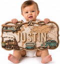 Custom Travel Nursery Name Sign by AydansUniqueFinds