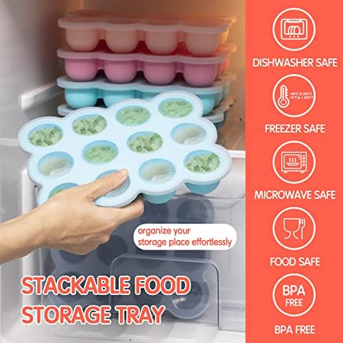 Silicone Freezer Tray with Lid, 1.5oz x 12 Pods - Image 6