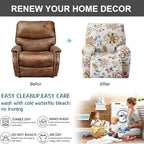 Recliner Chair Covers 4-Pieces Recliner Slipcovers Lazy Boy Chair Covers - Image 7