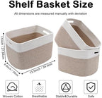 3 Pack Woven Baskets, Storage Baskets - Image 2