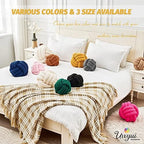 Uvvyui Knot Pillow Ball, Soft Home Decorative Pillows, Round Throw Pillow - Image 6