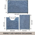 Bathroom Rugs Sets 3 Piece Non Slip, Bath Rugs - Image 3