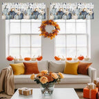 Vandarllin Fall Thanksgiving Kitchen Curtains Valances - Image 5