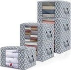 WISELIFE Storage Bags, Large Blanket Clothes Organization and Storage Containers by WiseLife