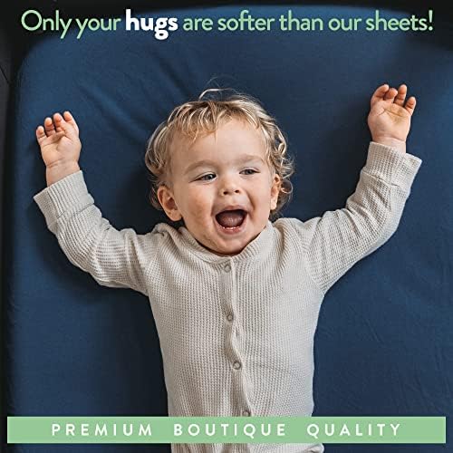 Joey + Joan Bedside Sleeper Bassinet Fitted Sheets 33x20 - Image 5