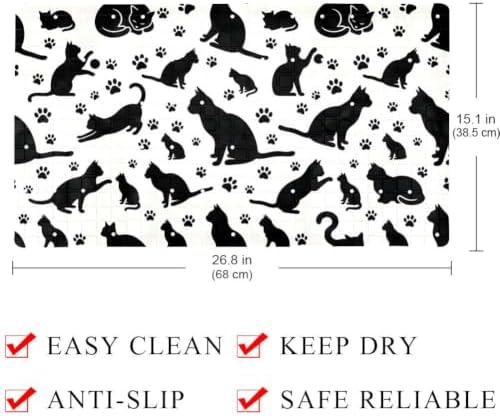 Shower Mat Non Slip, Cats Paws Anti Slip Bath Mat - Image 4