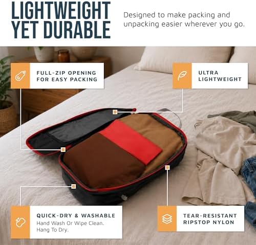 TRIPPED Travel Gear Large Compression Packing Cubes 7-Piece Set - Image 3