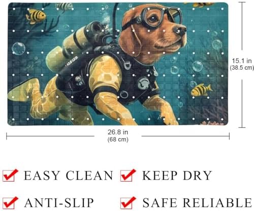 Baby Bath Mat Non Slip 26.8"x15.1" Bathtub Mat - Image 4