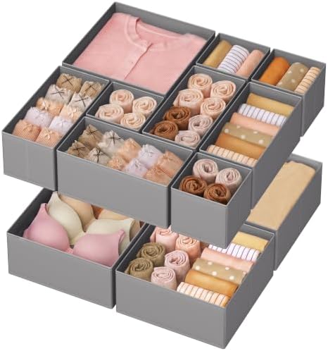 SONGMICS Drawer Organizers, Foldable Fabric Storage Boxes by SONGMICSbySONGMICSHOME