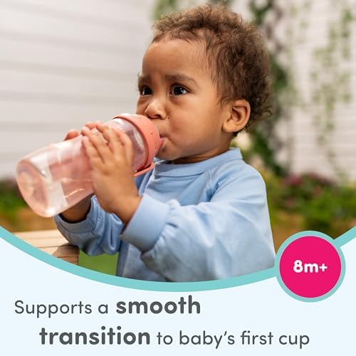 NUK Active Sippy Cup, 10 oz, 2 Pack, 12+ Months, Timeless Collection, Amazon - Image 2