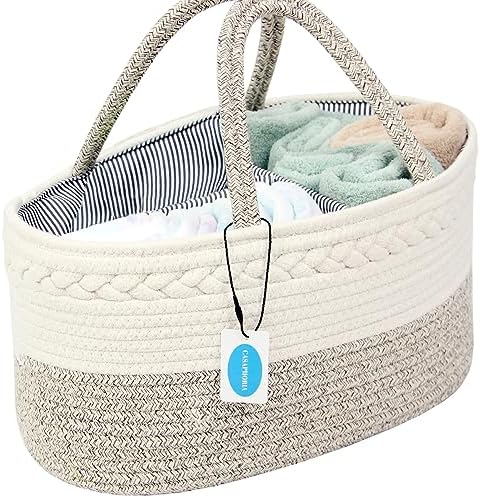Casaphoria Caddy Organization Woven Cotton Rope Basket storage Caddy or Gift - Image 2