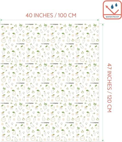 Minimono Baby Splat Mat for Under High Chair - Image 2