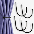 4 Pcs Curtain Tie Backs, Metal Curtain Holdbacks by Unknown