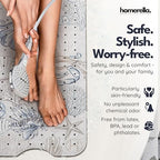 homerella Bathtub Mat Non Slip Kids 40x16 Baby Bath Mat Non Slip Anti Mold - Image 2