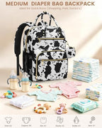 Pritent Diaper Bag Backpack, Baby Bag Backpack Baby Essentials - Image 3