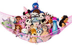 Large Stuffed Animal Storage Hammock 1 Pack | Holds 12 lbs | Corner Stuffed by LillysLove