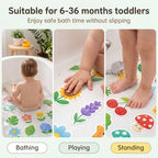 30 Pieces Plant Pattern Non Slip Bathtub Stickers EVA Waterproof Multicolor - Image 2
