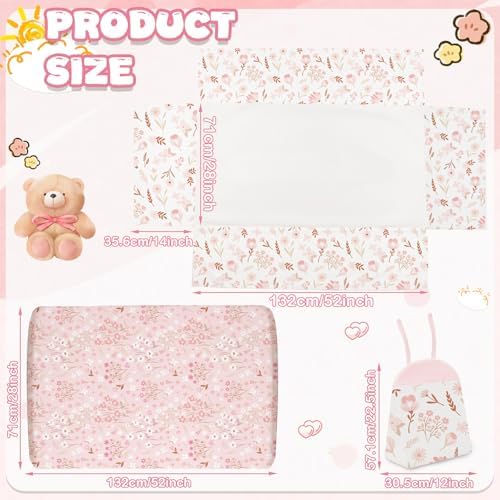 Hahafelt 4 Pieces Crib Bedding Set - Image 2