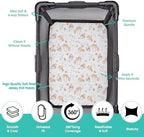 Pack n Play Sheets, BROLEX 2 Pack Mini Crib Sheets, Stretchy Portable Fitted - Image 2