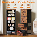 Furnulem Dresser for Bedroom, 7 Drawers Tall Chest of Drawers - Image 4