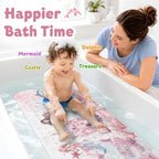XIYUNTE Bath Mat for Tub Non Slip Bathtub Mat Non Slip 40x16 Baby Bath Mat - Image 2