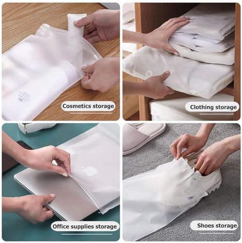 25 Pcs Plastic Travel Storage Bags, Reusable Ziplock Bags, Plastic Hospital Bag - Image 6