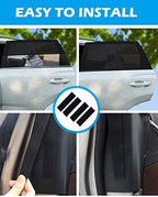 Tevlaphee Car Sunshade Kids, Universal Sun Visor Car Net Sunscreen Baby - Image 6