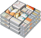 DIMJ Drawer Organizer Clothes, 21 Pack Dresser Organizer, Foldable Closet by DiMJ