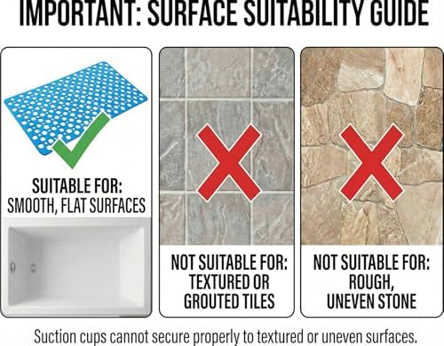 Nonslip Bathtub Mat Extra Soft TPE Bath Mat - Image 2