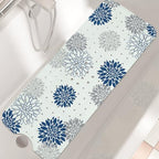 Non Slip Bathtub Mat, Extra Long Flower Bath Mat - Image 2