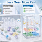 New Clear Acrylic Baby Bottle Storage Organizer - Image 5