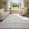 Lahome 9x12 Purple Rug, Boho Large Faux Wool Rugs by Lahome
