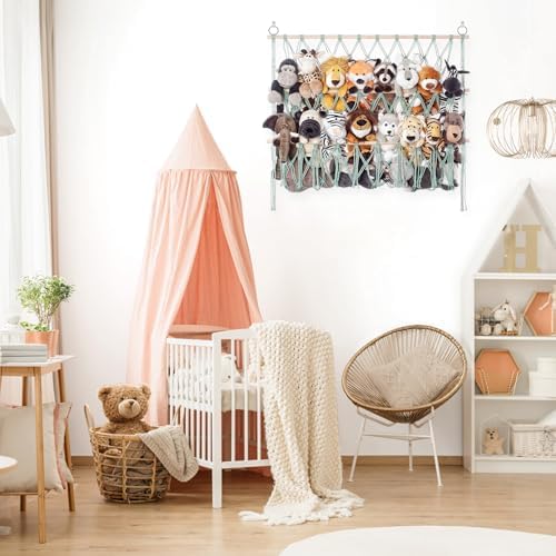 Stuffed Animal Net or Hammock Large Wall Hanging Organizer - Image 7