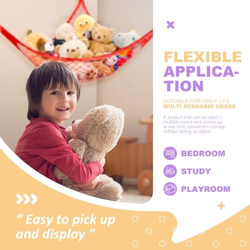 Lazebox Stuffed Animal Net Hammock - Image 5