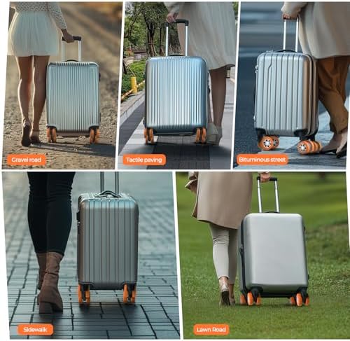 8Pcs Upgrade Luggage Wheel Covers, Travel Accessories - Image 6