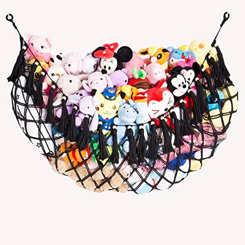 YKBU Large Stuffed Animal Net or Hammock Macrame Toy Display Plush Toy Holder by YKBU