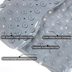 Bathtub Mats for Shower Tub Non-Slip Bath Mat 39 x 16 Inch Extra Long Shower Mat - Image 3