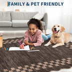 GarveeHome Washable Runner Rug 2x10 Modern Bordered Hallway Runner Rug - Image 4