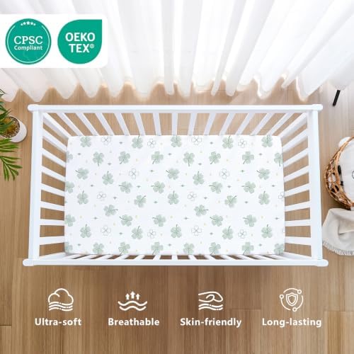 4 Pack Crib Sheets for Boys Girls - Image 2