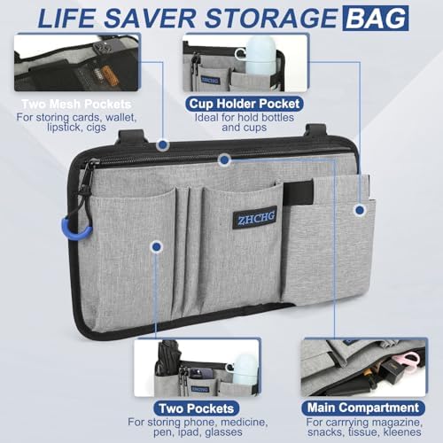 Wheelchair Side Bag, Wheel Chair Armrest Pouch Accessories - Image 3
