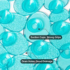 WELTRXE Pebbles Bath Mat Oval Non-Slip Bathtub Mat - Image 4