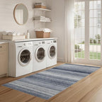 Nakagishi Area Rug Living Room Rugs: 3X8 Machine Washable Boho Large Neutral - Image 6
